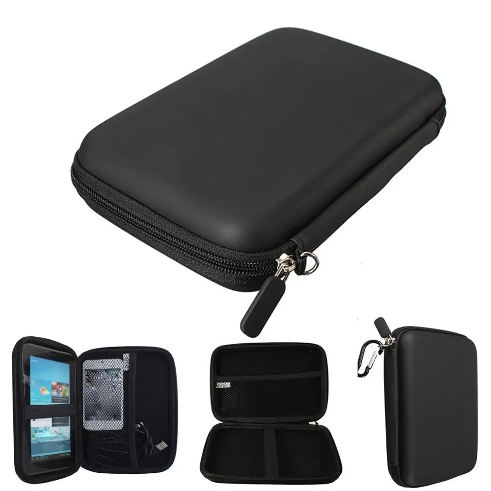 Travel Shockproof Waterproof 7 inch GPS Navigation Zipper Storage Bag EVA Hard Carry Case for Garmin TomTom