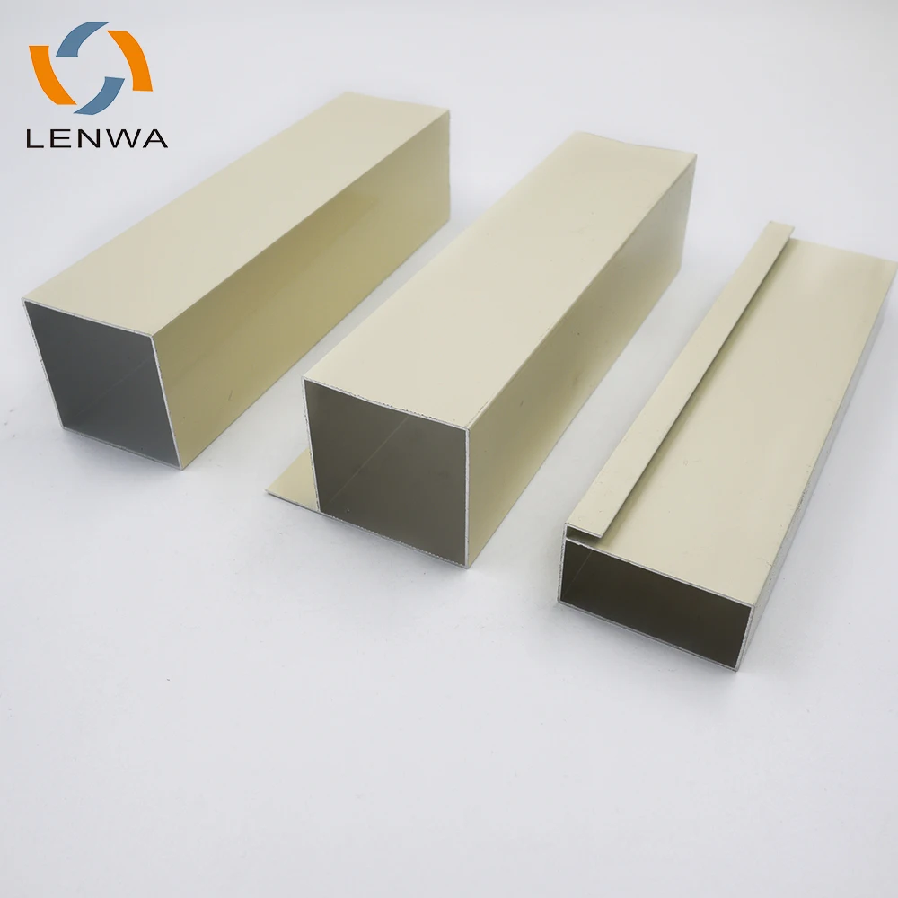 Алюминиевая фабрика LENWA Foshan, алюминиевый профиль двери шкафа, порошковое покрытие, анодированный или цвет древесины