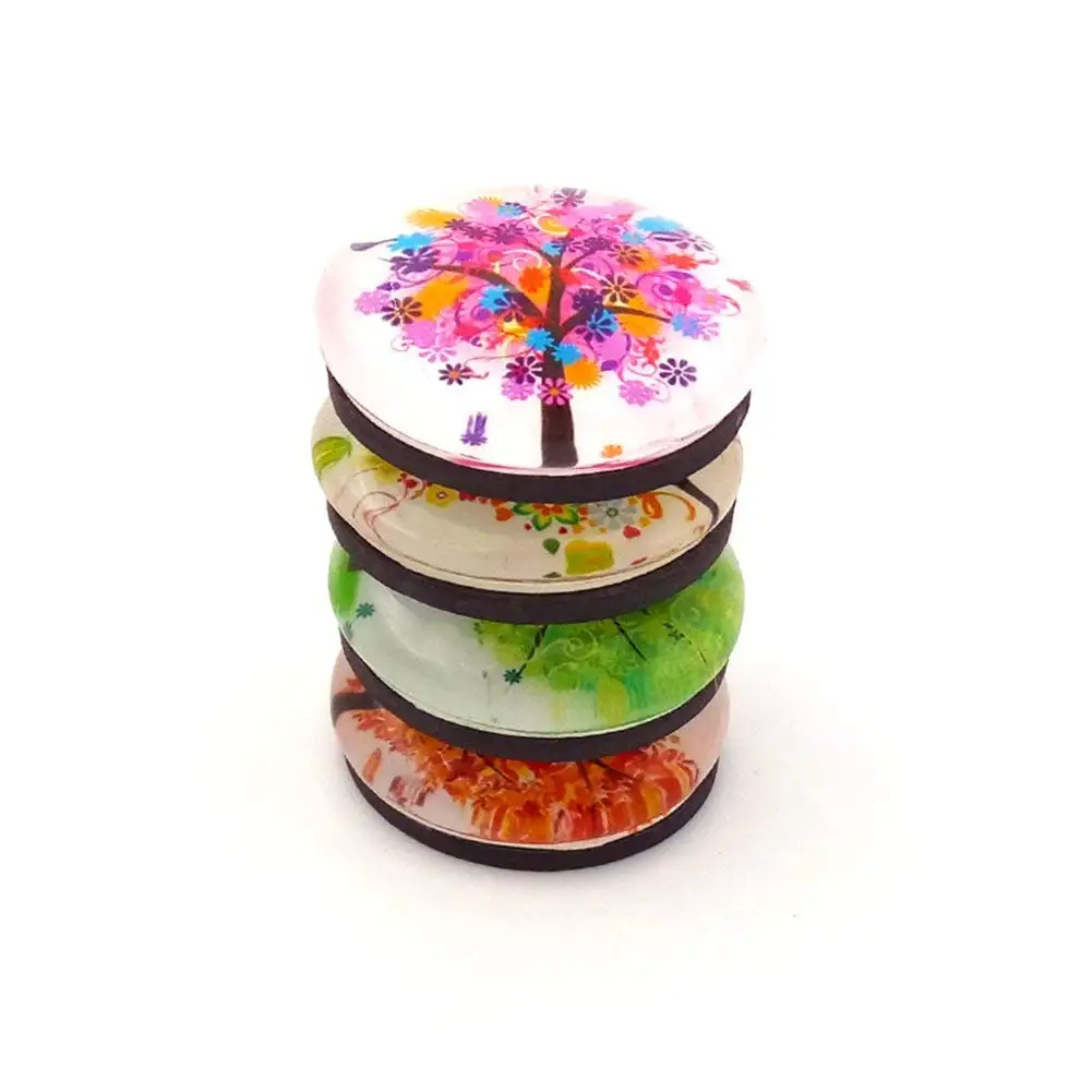 OEM 30 мм, стеклянный магнит на холодильник, магнит на холодильник с сильным магнитом