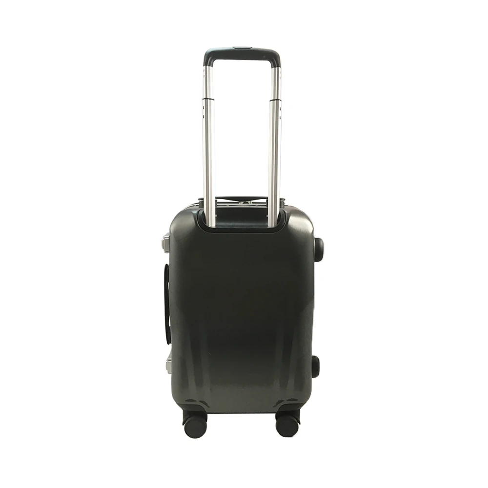 Цвет: черный, белый, индивидуальные для мужчин ручной Спиннер алюминиевые чемоданы с тихими колесами система дорожная DL-2464 сделано багаж на ролликах рамка чемоданы