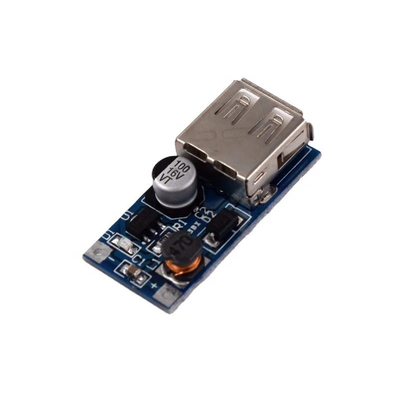 #106 Onboard ultra-small PFM control DC-DC boost modules 5v Adjustable power control module dc step up module