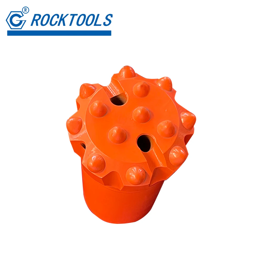 Drill tools 76mm 89mm T45 thread hard rock button bit