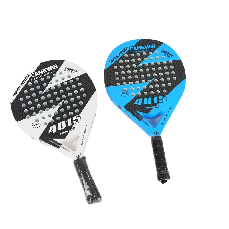 Падел ракетки из углеродного волокна нестандартной конструкции затвора профессиональных логотип хорошее качество падел теннис ракетки с падел сумка