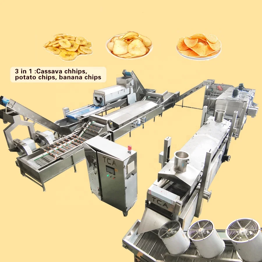 TCA potato chips making machine/potato chips machine price/potato chips making machine automatic line