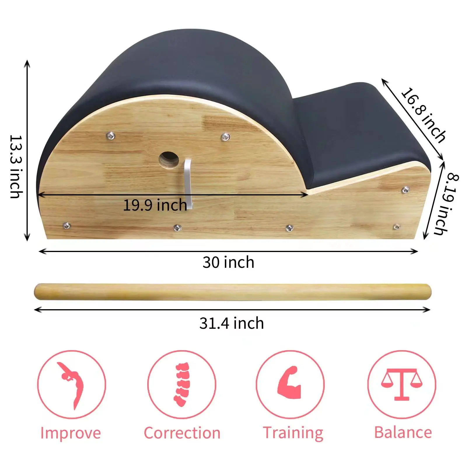 Epp Foam Arc Yoga Gym Fitness pilates posture spine corrector pilates arc