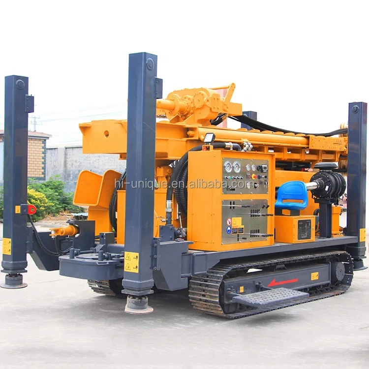 Deep water well drilling rigs crawler water well drilling rig water well drilling rig with air and mud pump