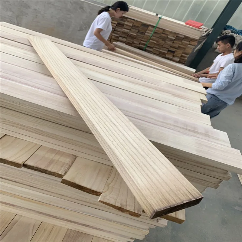 Wholesale Eco Friendly Solid Paulownia Timber Wood Boards for Furniture