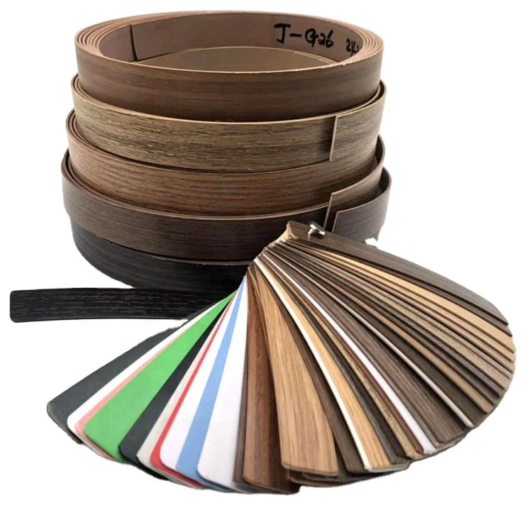 Factory Kitchen Best Price Wood Grain Cabinet Decoration 3mm 5mm Thick Pvc Edge Banding