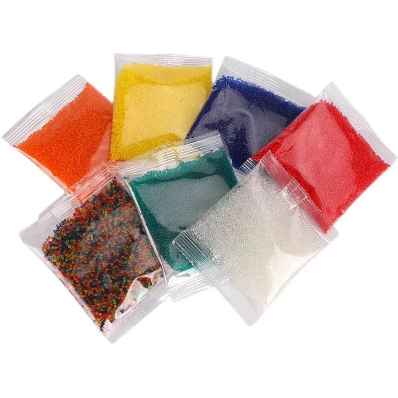 Hot Selling Kids Toy Water Balls Growing Balls Crystal Colorful Gel Water Beads Growing Balls for Water Gun Toy