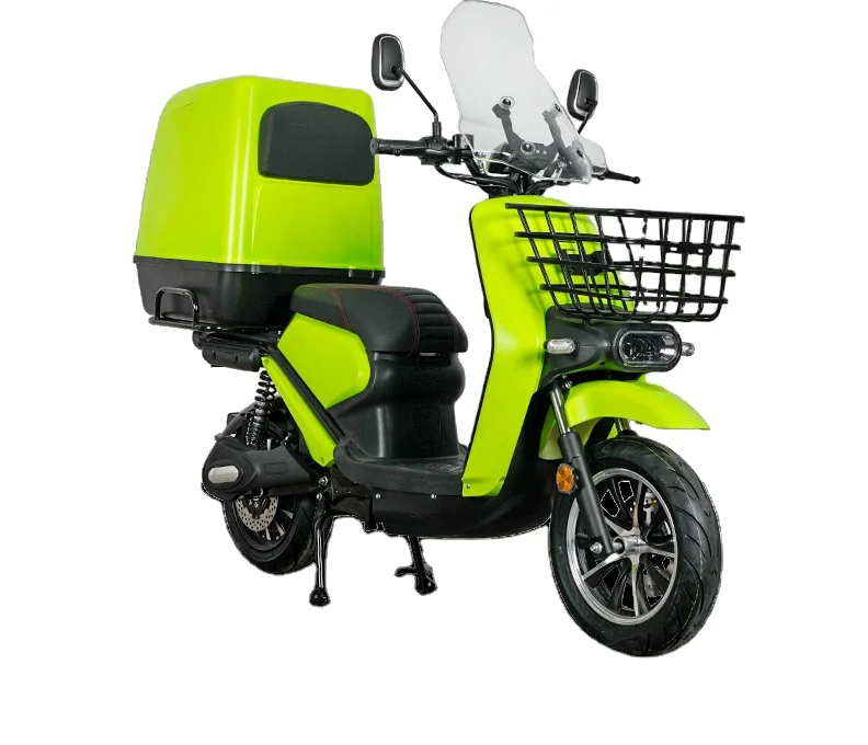 E Delivery Electric Scooter 2022 Fast Food Delivery Electric Scooter With Big Rear Box cargo scooters G4
