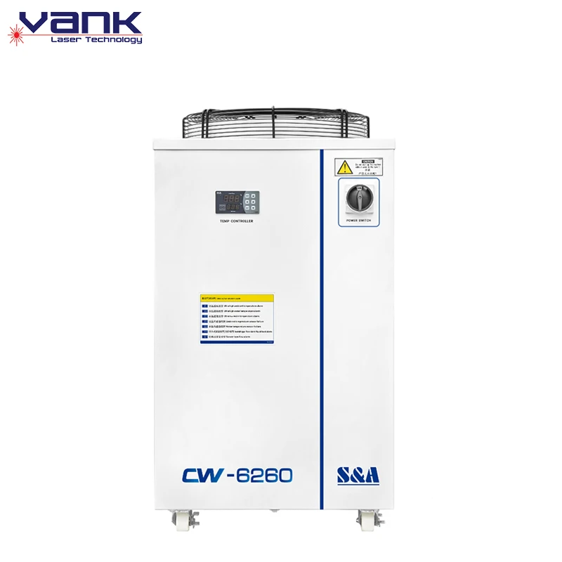 Vanklaser Laser Chiller CW-6260 for Industrial CO2 Laser Cutter