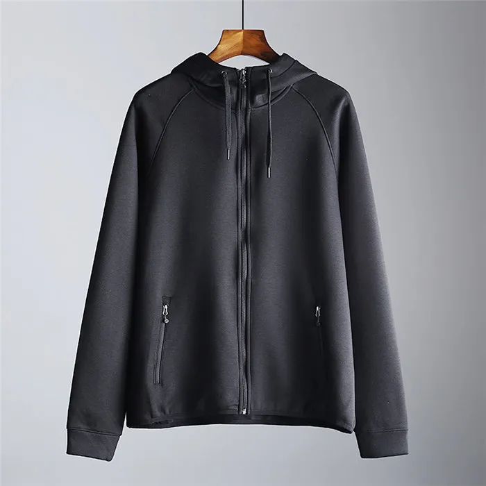 
2019 New Men Custom Casual Blank Bulk Zip Hoodies Plain Sports Wear Gym Zip Up Hoodies 