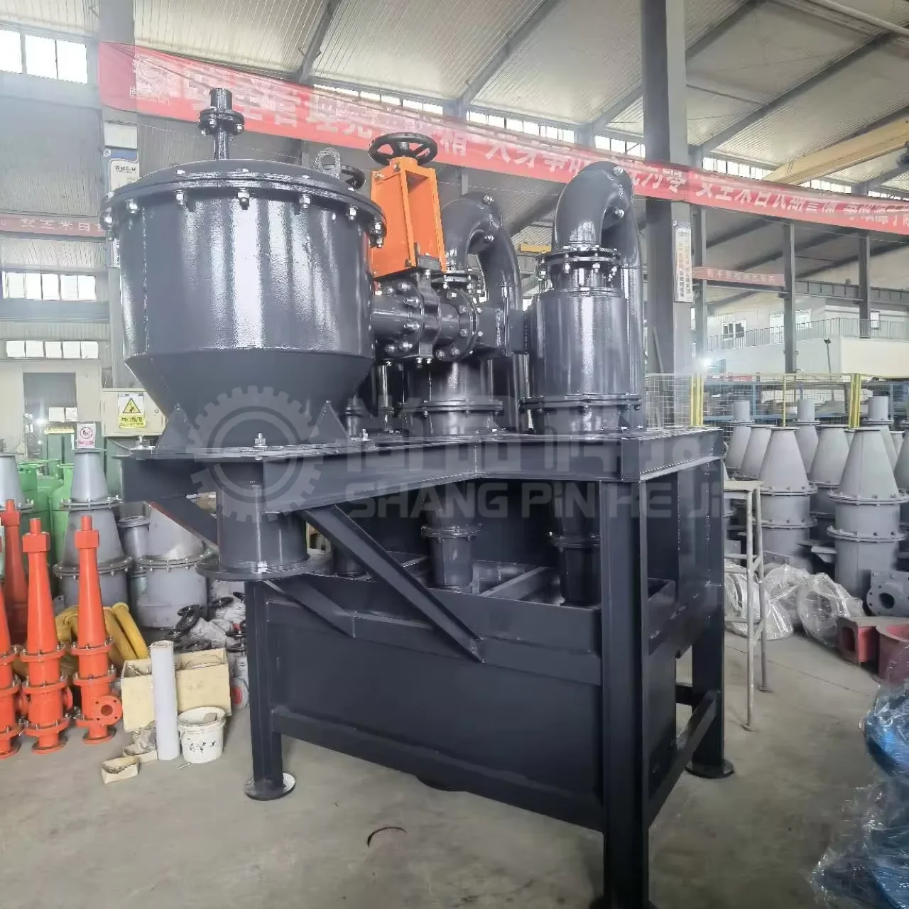 Shangpin Smax300 New Hydrocyclone Separators Machine Automatic Ore & Gold Processing Shaking Table with Engine for Mining