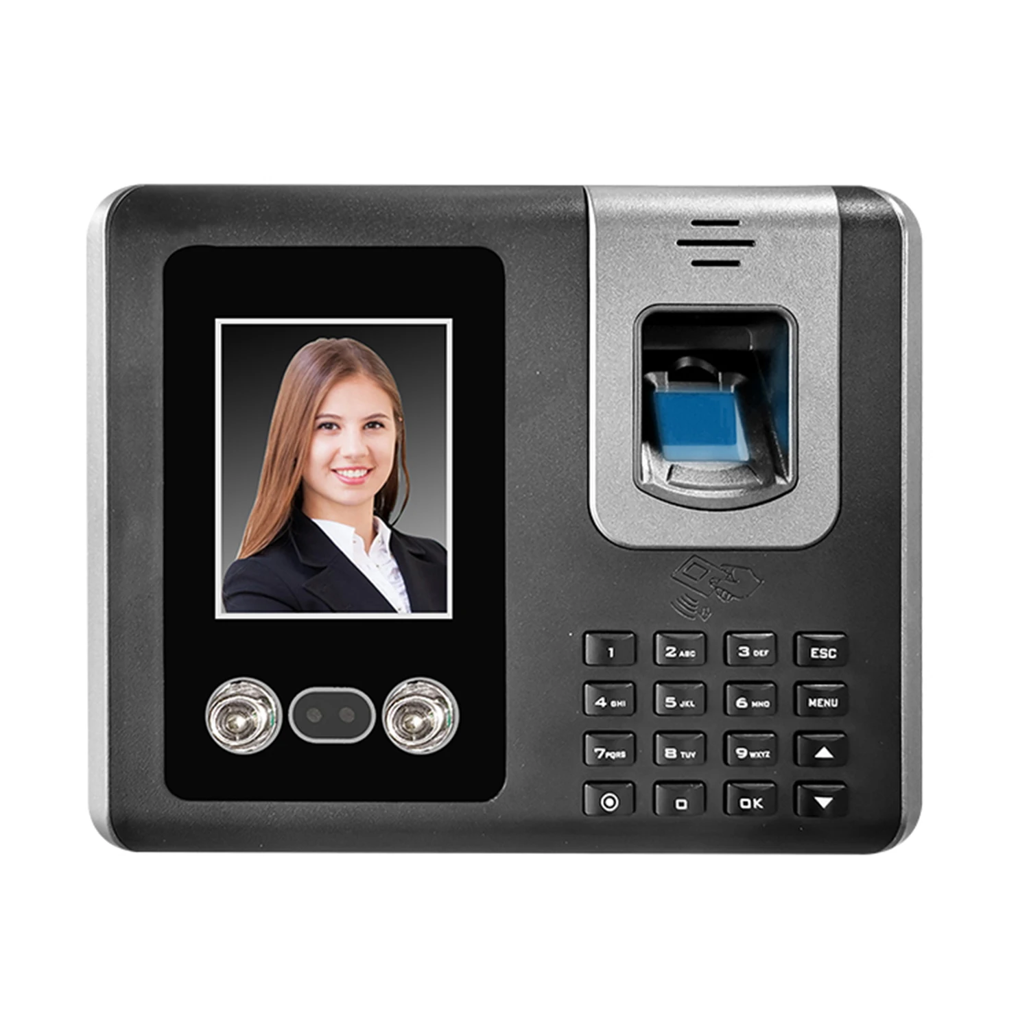 SDK Employee Punch Card Time Clock Price Biometric Face Recognition Fingerprint Time Attendance Machine