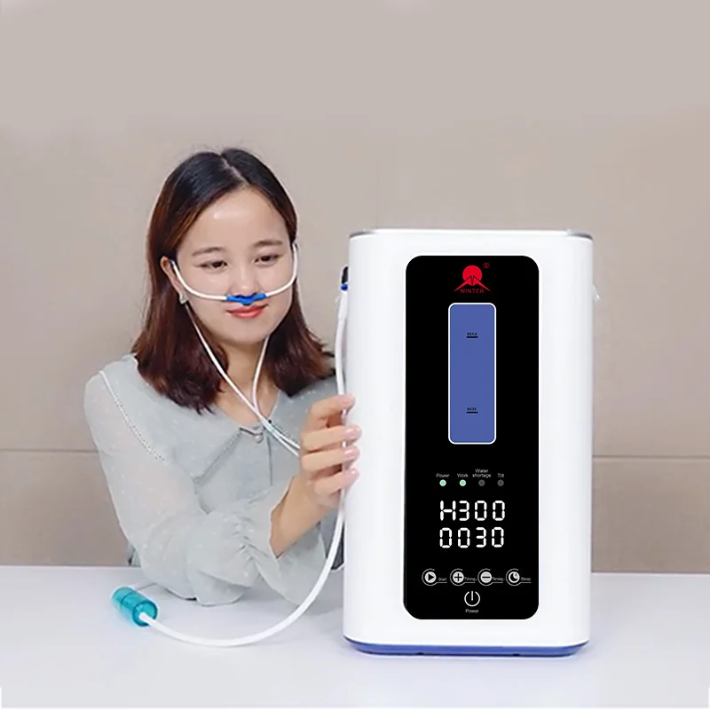Home Medical Equipment Hydrogen Generator 99.99% H2 purity 300ml/min to 900ml/min AC110V/220V exporting to Middle East