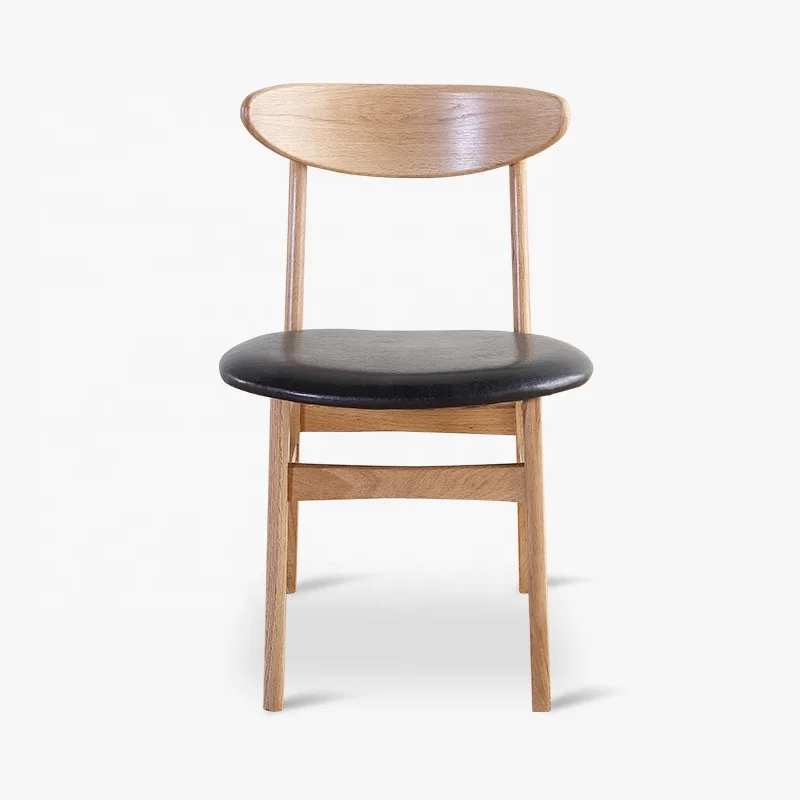 Высокое качество Европейский Стиль искусственная кожа обитый деревянный обеденный стул для ресторана