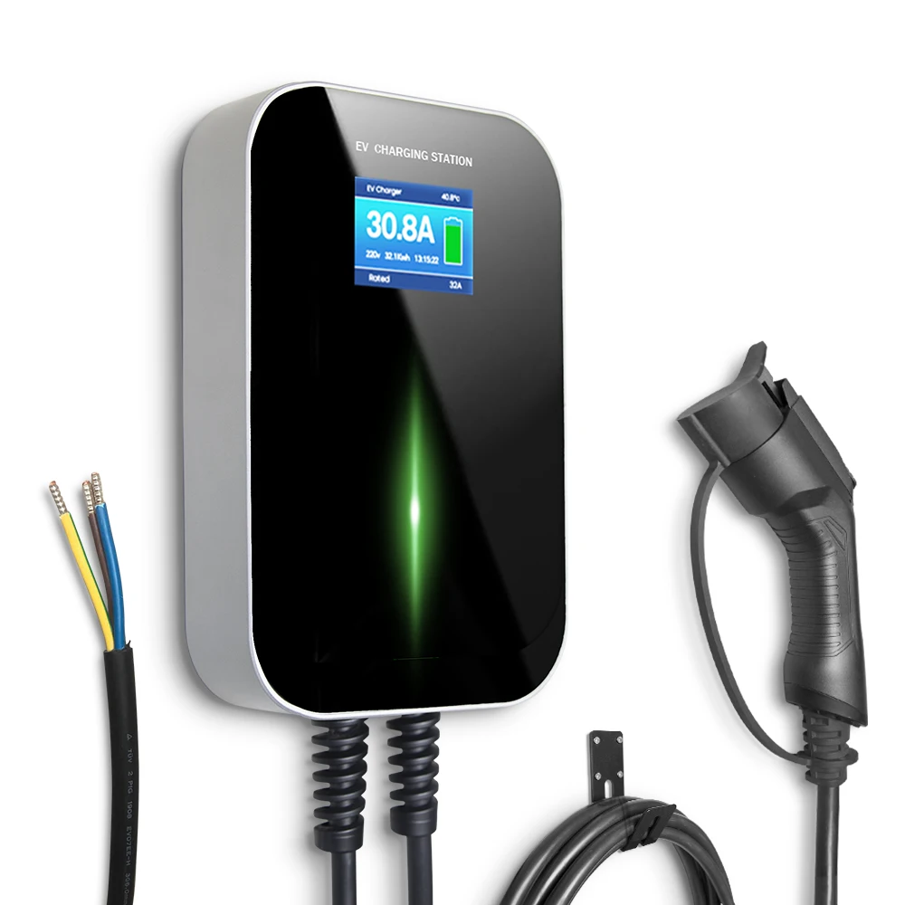 Зарядное устройство EVSE 6m 240v IP66 22KW с зарядным пистолетом типа 2
