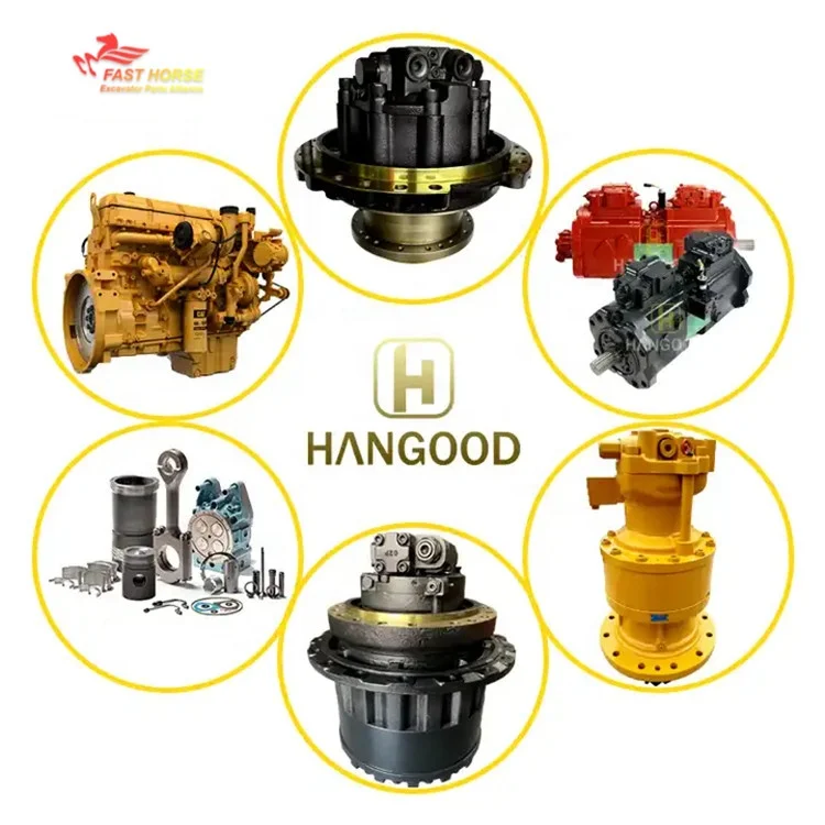 Запасные части экскаватора Hangood DX500-9 DX500LC-9 редуктора 170401-00009 170401-00120 г ходовая коробка передач