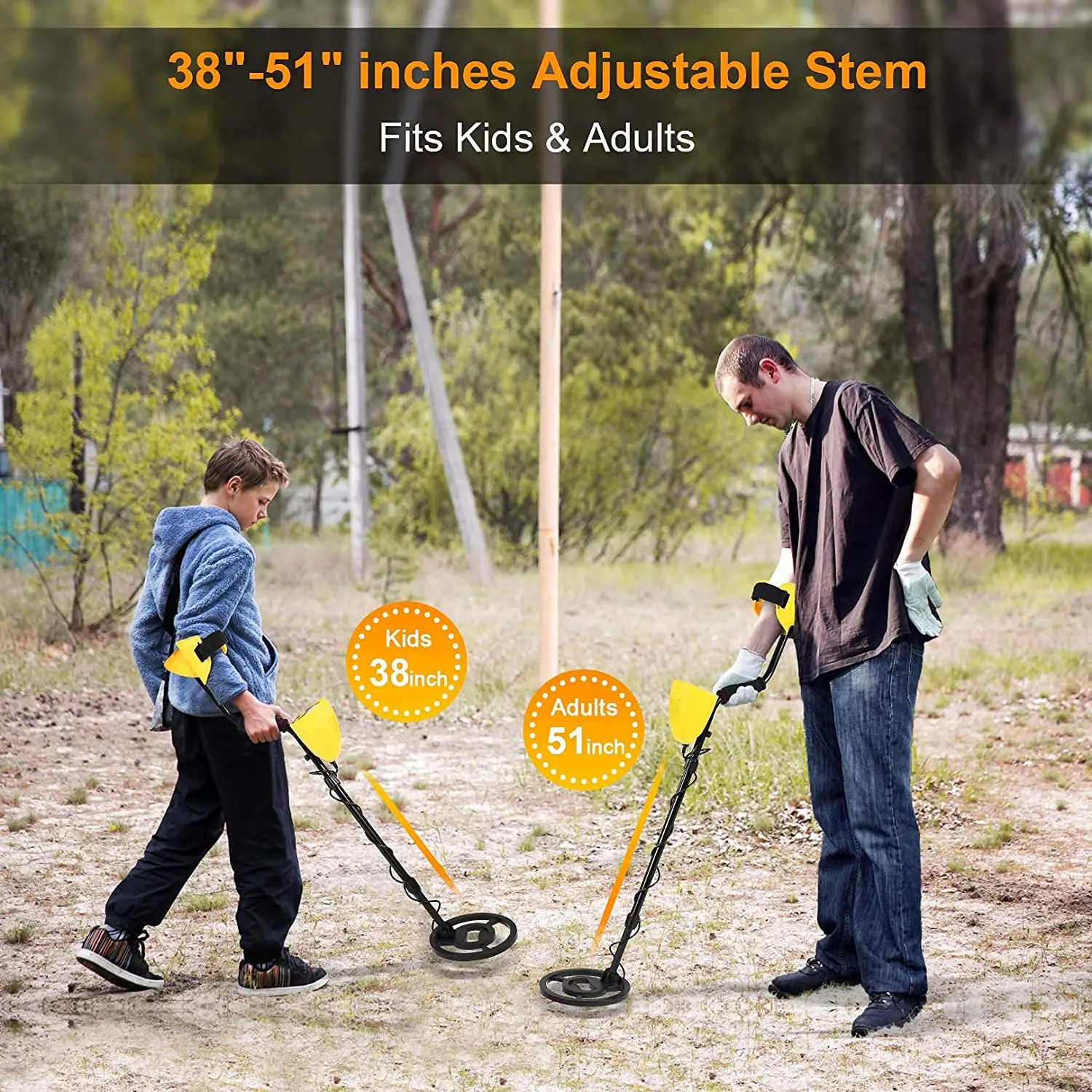 New Arrivals Metal Detector Professional Gold Diamond Detector Waterproof Treasure Tracker 8.5 inch Industrial Metal Detectors