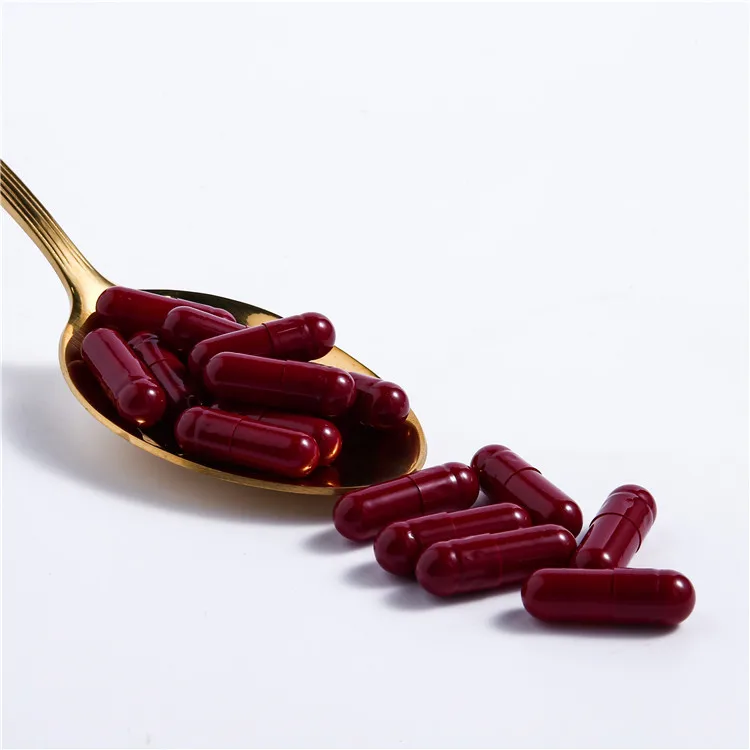 Food grade cylindrical custom size 3 empty gelatin xenical capsules