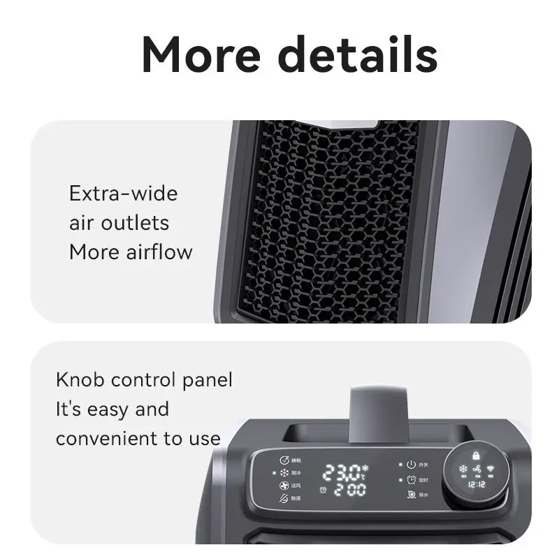 High Quality Portable AC Mini Air Conditioner Compressor 220V/12V/24V/110V Electric Power Car Outdoor Camping Refrigeration