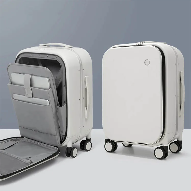 Frame Design Aluminum 18 20 24 Inch Suitcase Lock Unisex Aluminum Luggage Business Trolley Box High Travel Luggage Big Aluminum