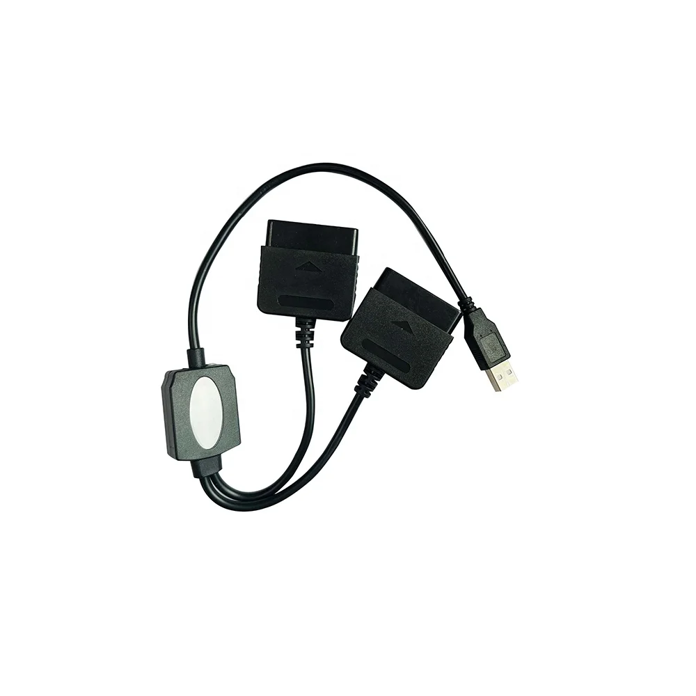 Лидер продаж контроллер USB 2 0 джойстик адаптер конвертер кабель шнур совместимый с проводным контроллером Sony PS1 PS2 на ПК