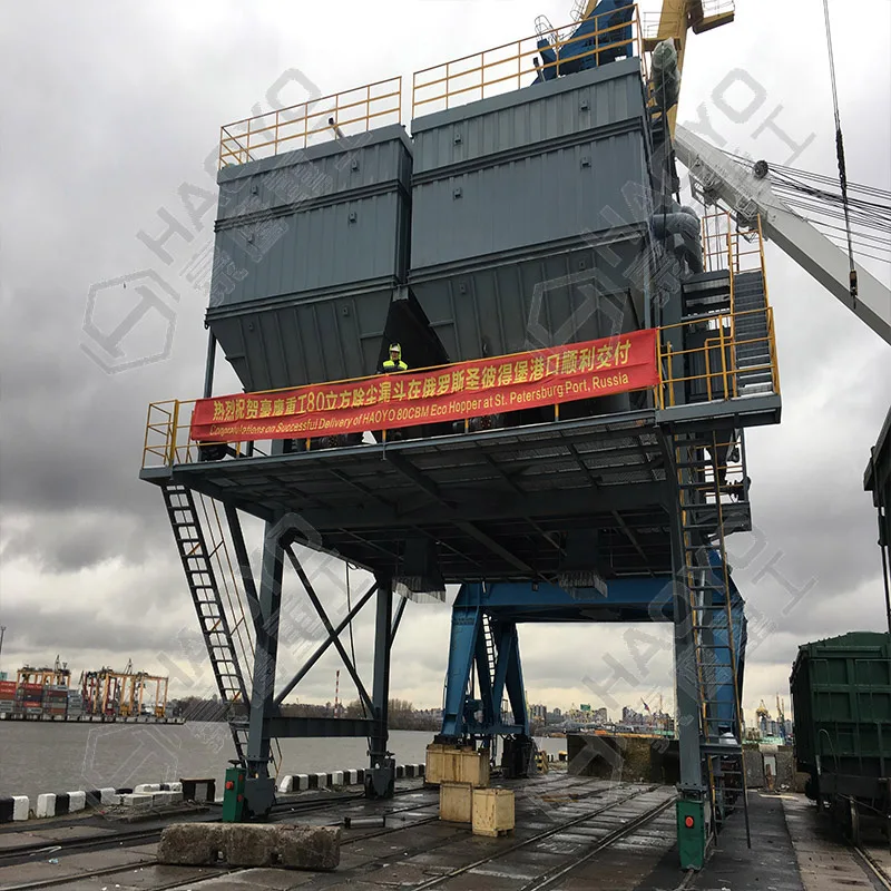 
Mobile Dust Catching Hopper for Cement Port 