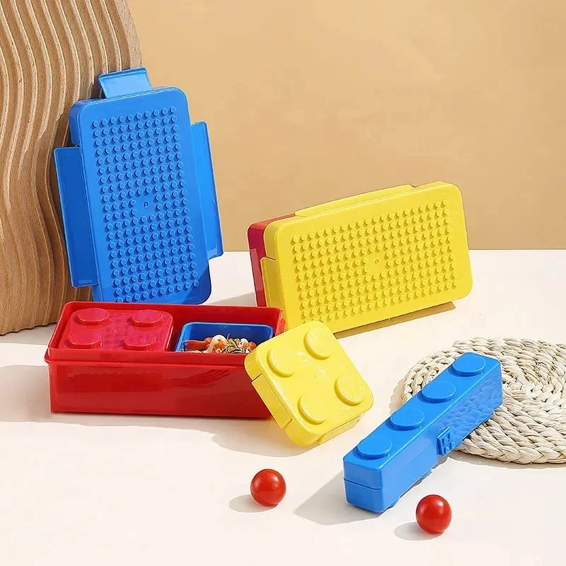 XH Eco Friendly  Cutlery Lunch Box Kids Bento Kids bento box Microwave Safe Stackable Bento Box