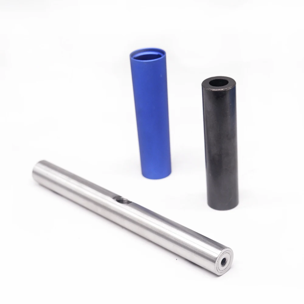 Пользовательская Точная пресс-Резьбовая алюминиевая трубка с отверстием Регулируемая ширина 1 дюйм алюминиевый цилиндр покрытие из цинкового для ножка мебели