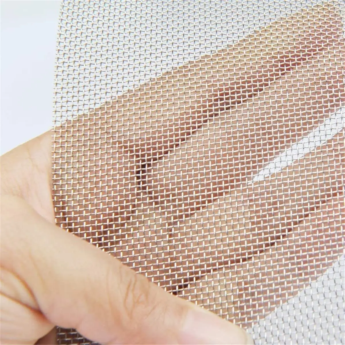 Stainless Steel Woven Wire 20 Mesh Metal Mesh Sheet Rodent Control Insect Mesh Pest Proofing Mesh for Windows, Door, Filter