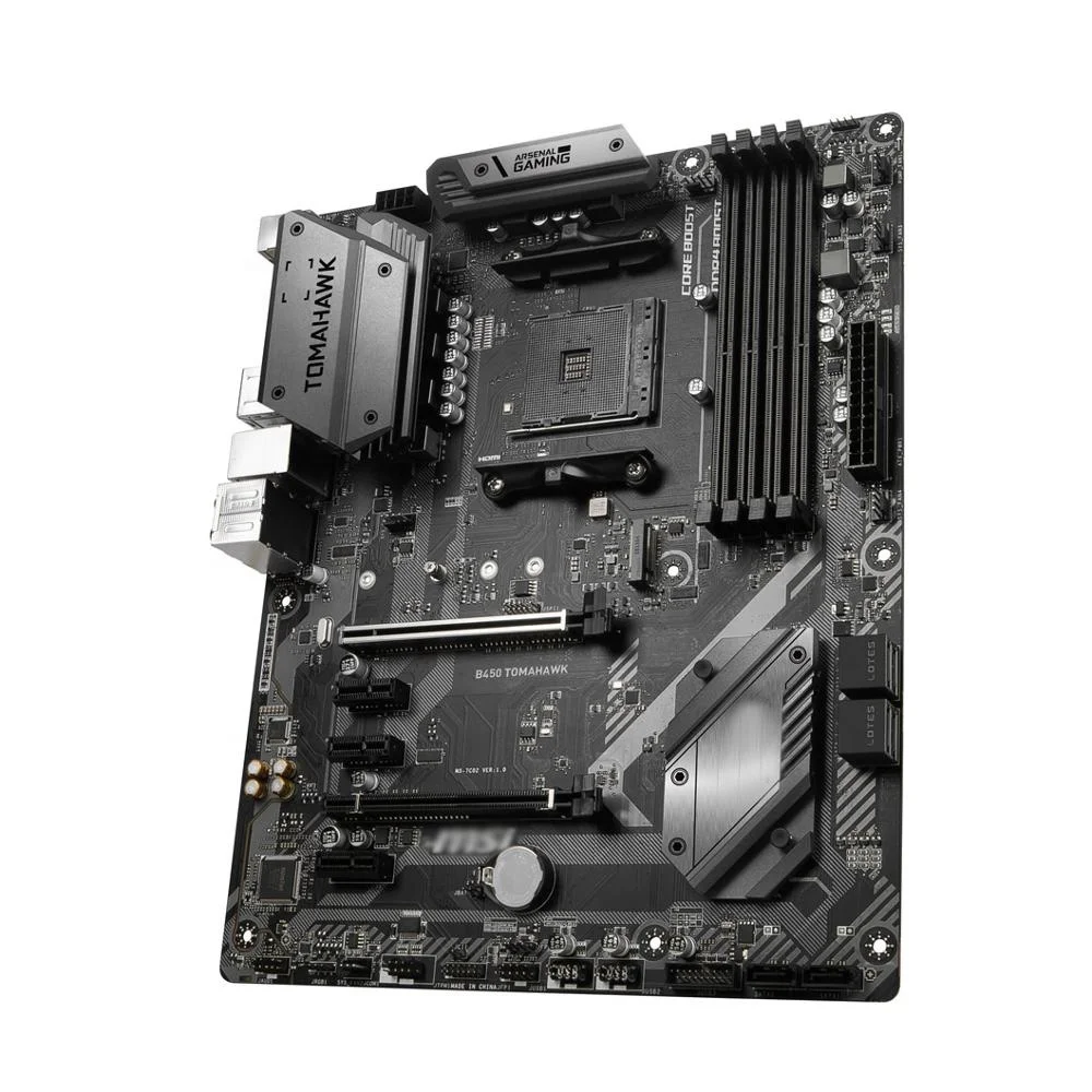  Совершенно новая материнская плата AMD B450 Tomahawk Max для игрового настольного компьютера