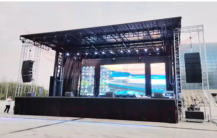 SINOSWAN ST170Pro Max 16x12m Customized Mobile Stage for Crusade Truck Evangelism Event Trucks 70000people
