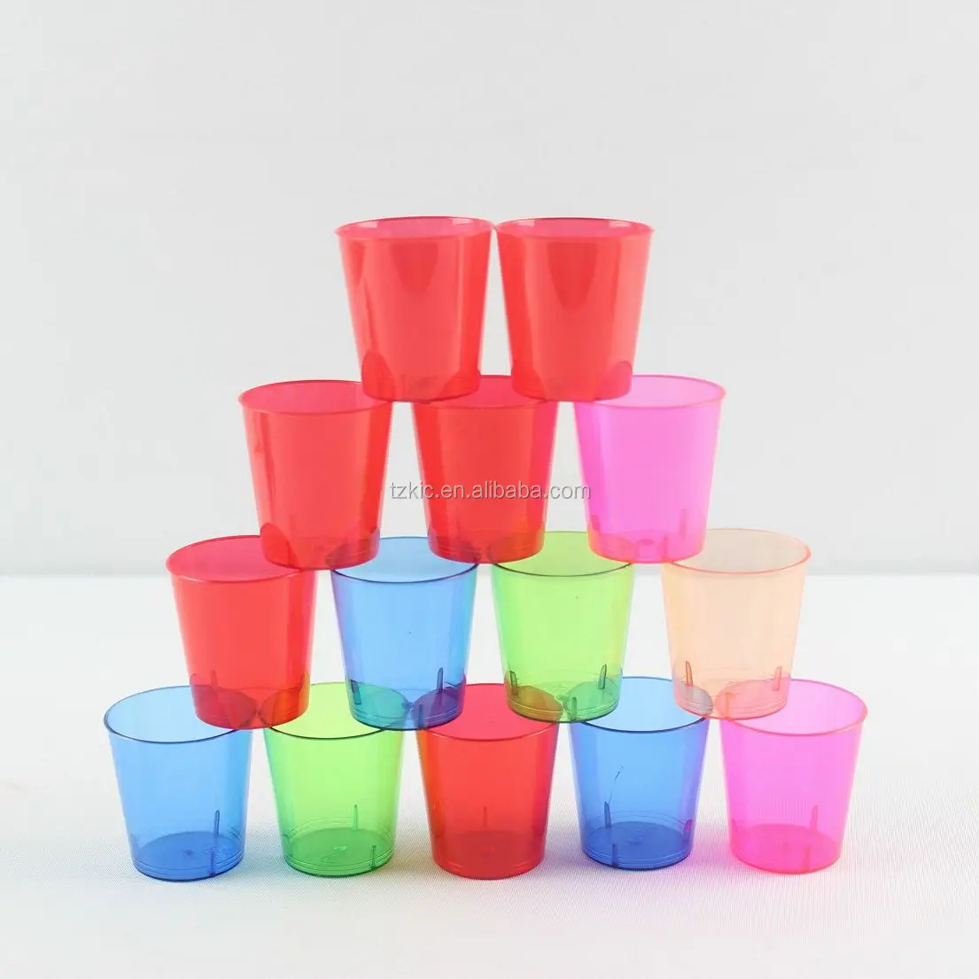 Shot Glasses Hard Plastic 1.5Oz Mini Wine Glass Party Cups