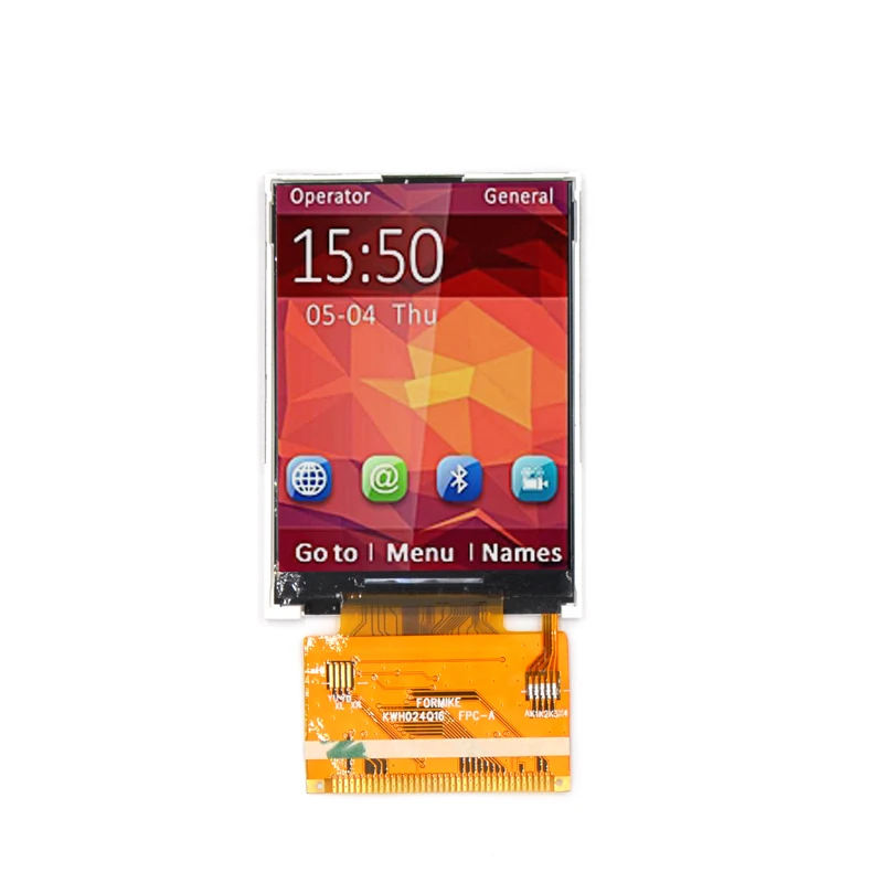 240x320 ЖК-дисплей IPS TFT 2,4 'ЖК-экран модуль с 37 Pin FPC