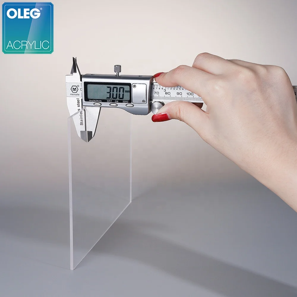 OLEG high quality wholesale 3mm clear cast acrylic sheet,transparent acrylic plate