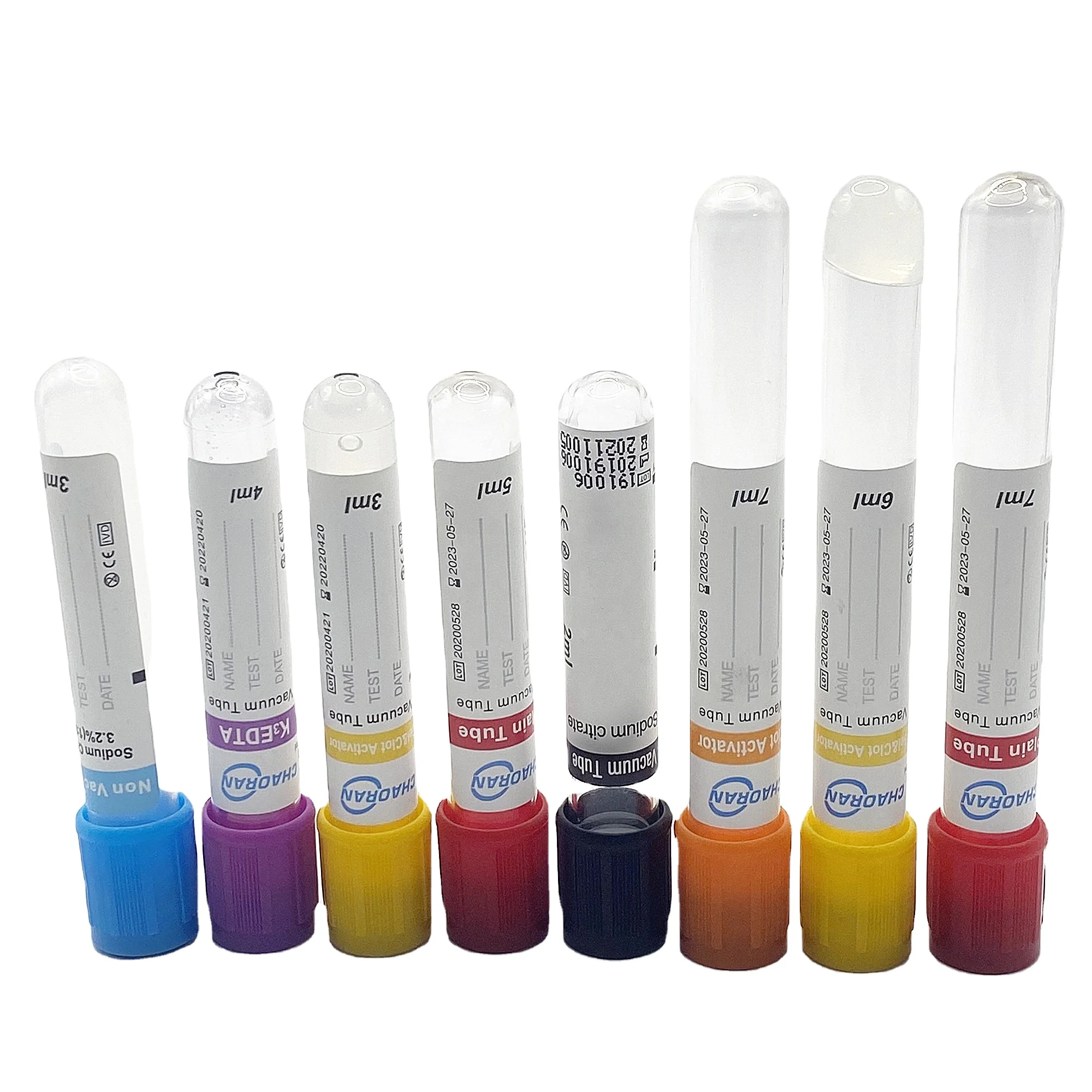 Disposable Vacutainer tubes Red Top Clot Activator Tube 2ml 3ml 4ml 6ml Clot Tube CE OEM