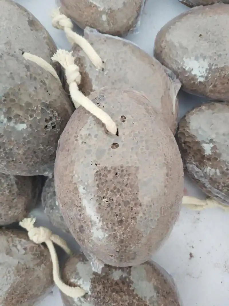 Foot pumice stone white black Volcanic pumice stones