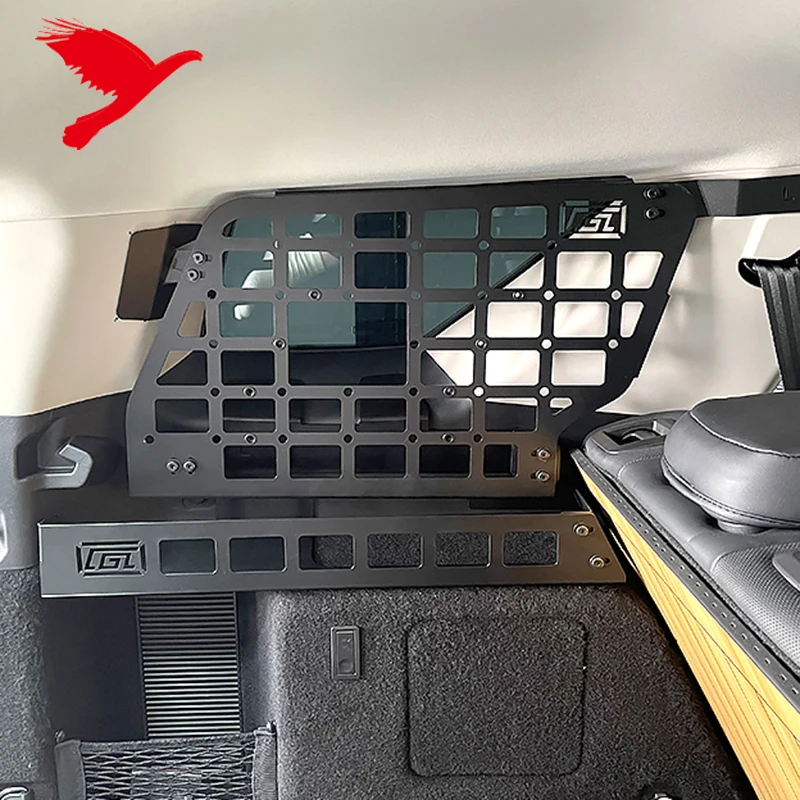 Car Accessories Rear Boot Trunk Window Luggage Storage Organizer Molle Panel Kit For GWM Tank 400 2023 2024