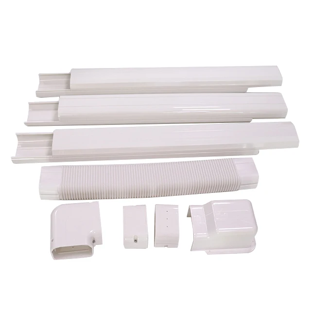 Aircon PVC Duct for Refrigeration Parts Decorative Pipe Covering Duct