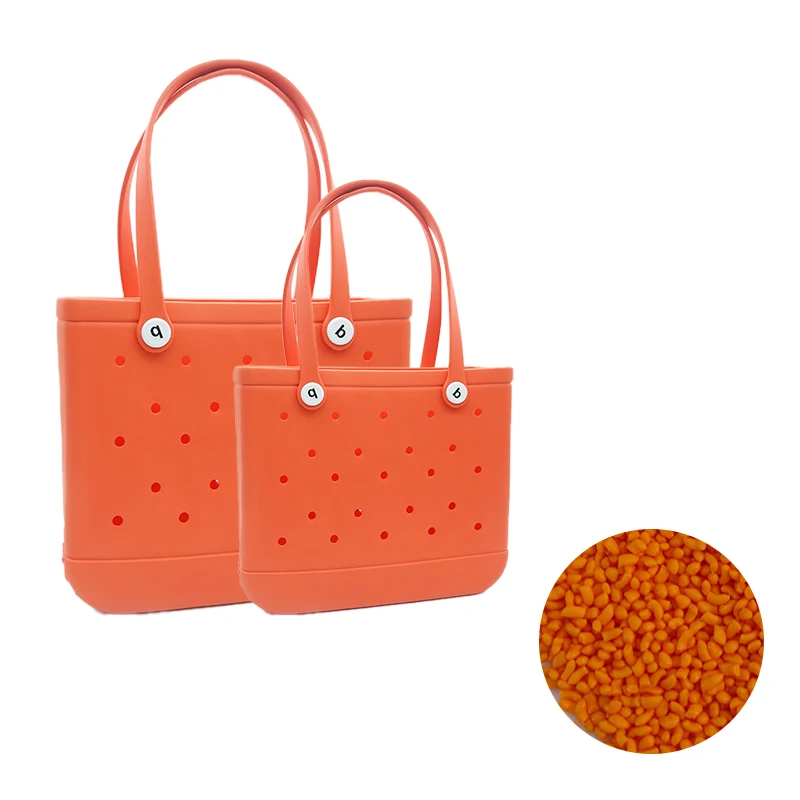 Wholesale Raw Material Used For EVA Handbag Tote Bogg Bag Quality Rubber Silicone EVA Foam Beach Bag EVA Bag