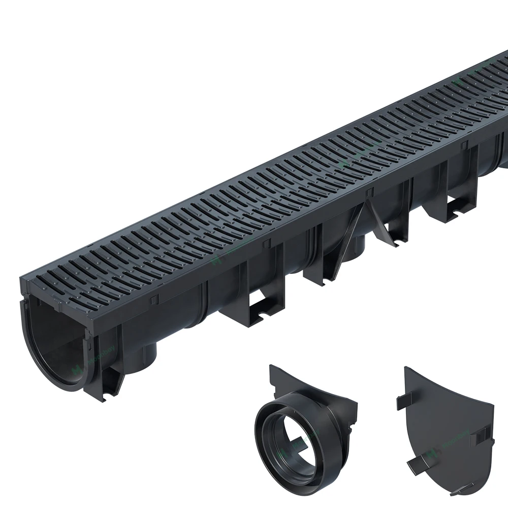 Outdoor Plastic Building Material Ditch Drain Trench Channel for Drainage