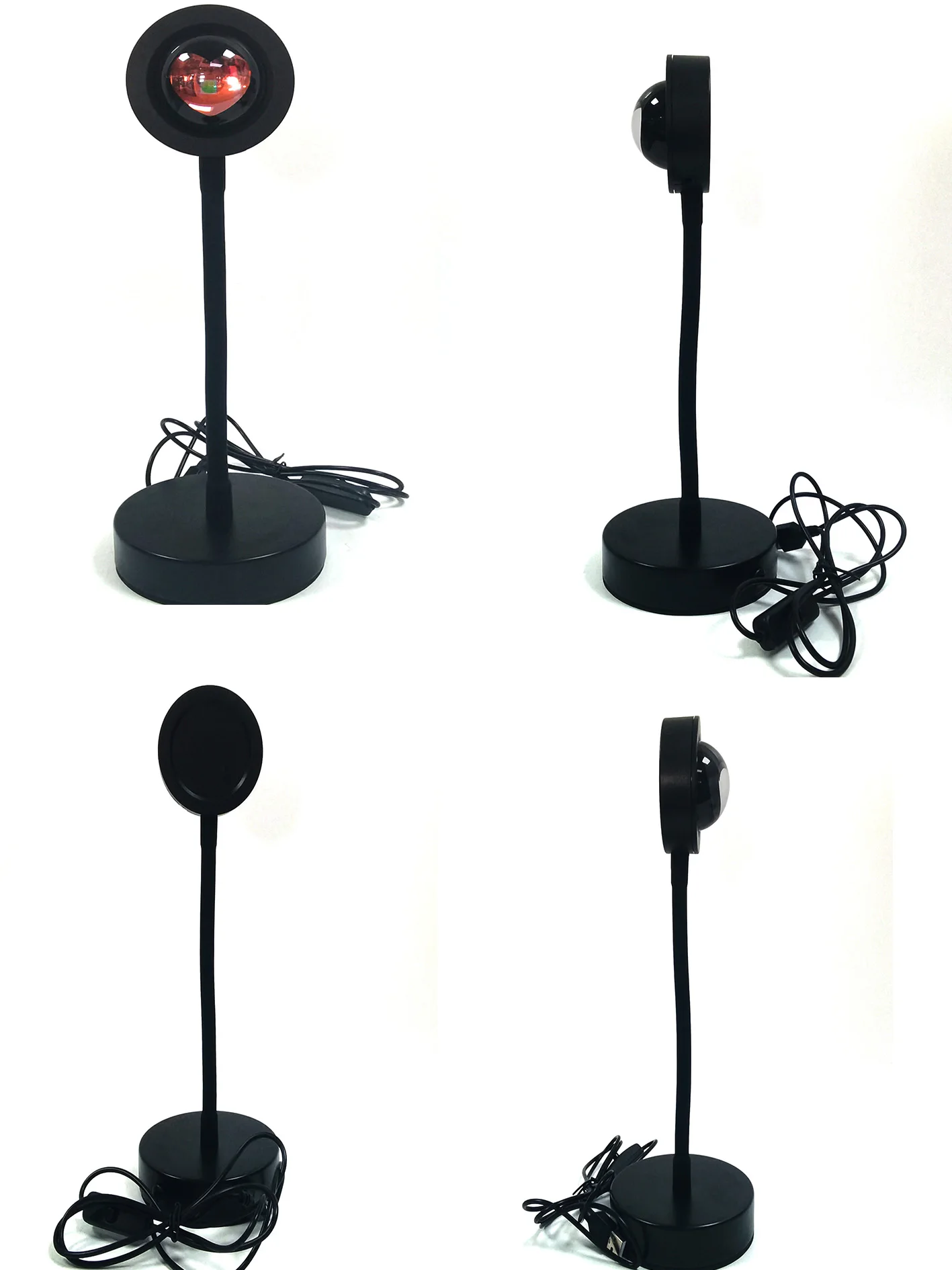 Bedroom Atmosphere Sunset Lights, Flower&Love Modern Led Floor Light Sunset Projection Lamp