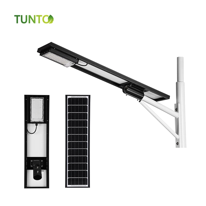 Light Sensor IP65 Outdoor Garden Light Waterproof  60W 120W 180W  integrated All in One Solar LED Street Lamp Energy autonomy