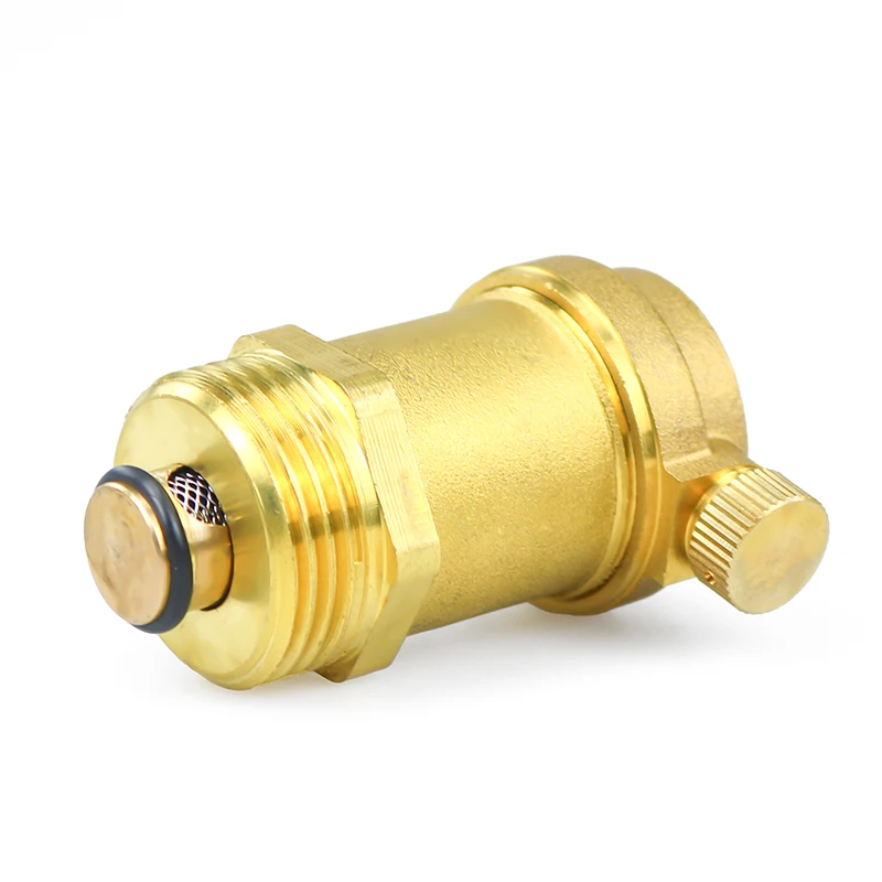 DN15-DN25 Brass Air Release Valve Brass Radiator Automatic Air Vent Valve