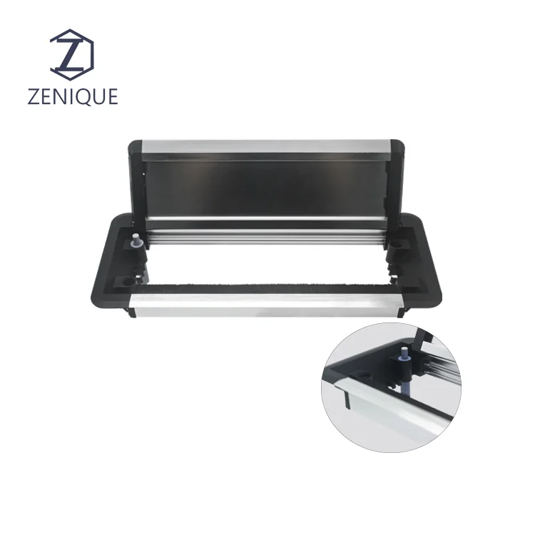 Office Rectangle Soft Closing Desk Table Cable Soft Closing Manager Furniture Sockets Grommet Hole Covers Wire