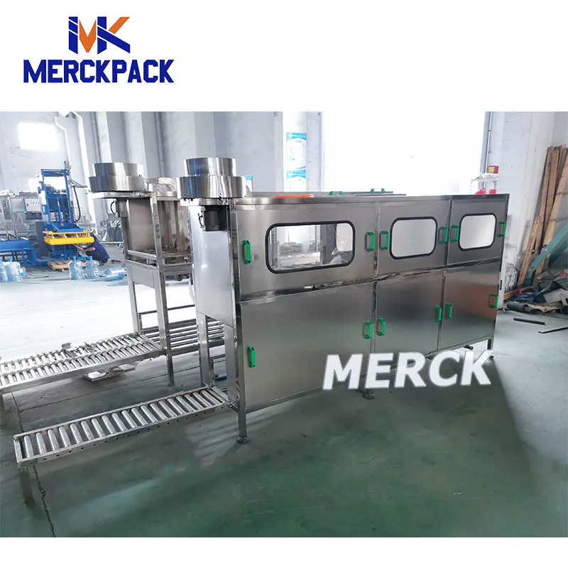 5 gallon bucket water washing filling capping machine 20liter barrel water bottling machine line bottle filler with sealer