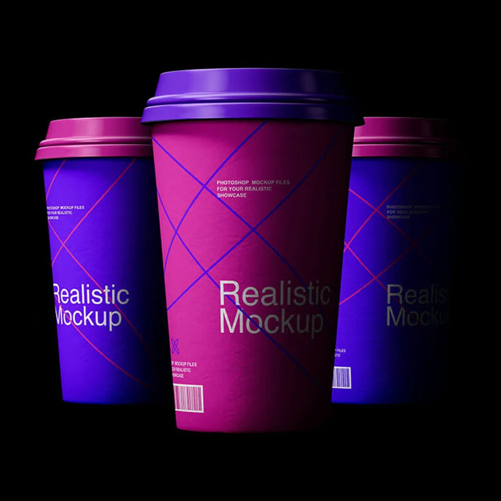 Customized Design 7Oz Paper Cup Wholesale Printing Paper Plates And Cups Logo Printing Paper Cup