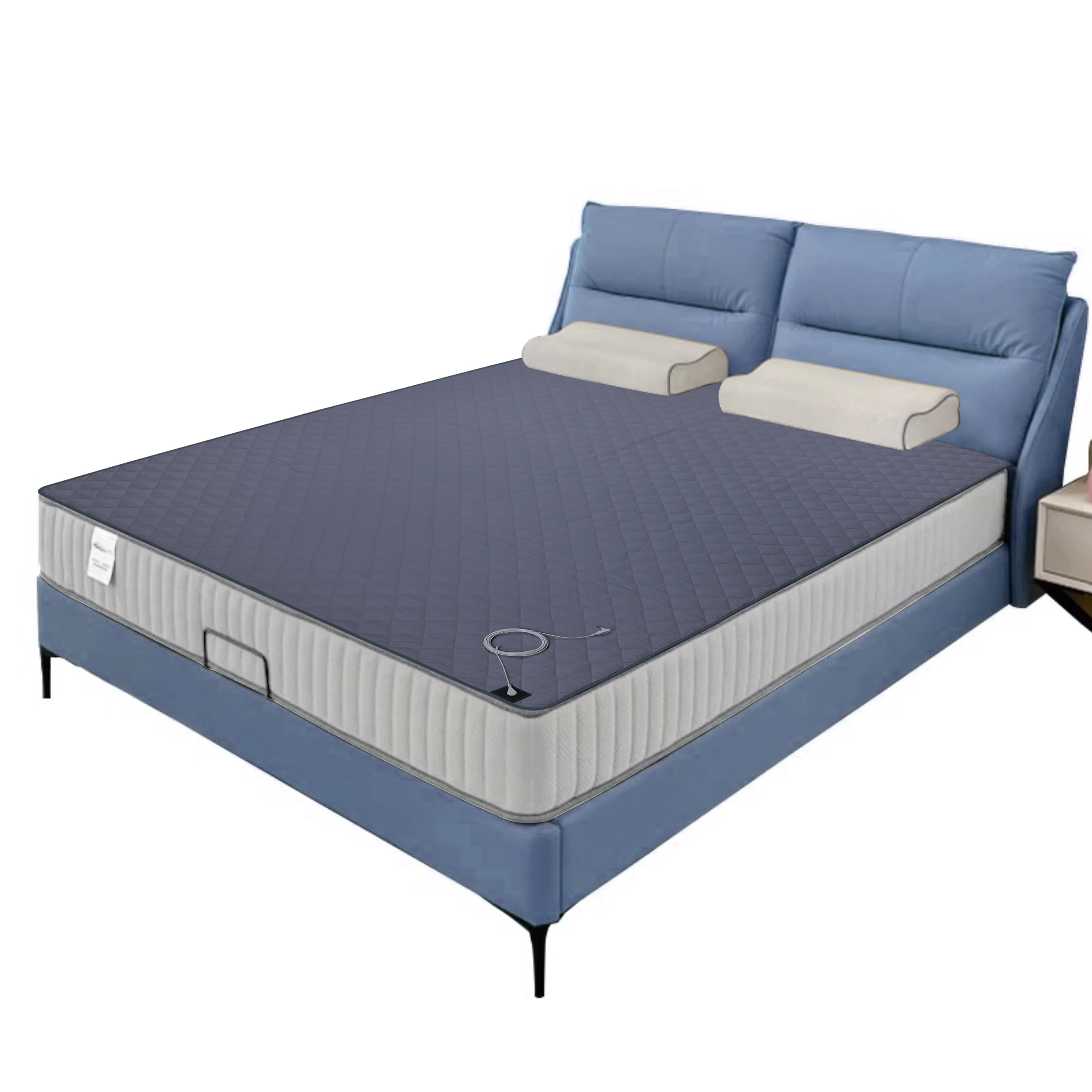 Thick Grounding Mattress Grounding Silver Fiber Earthing Bed Cover Seat Car Sofa Cover Good for Health Conductive Mat