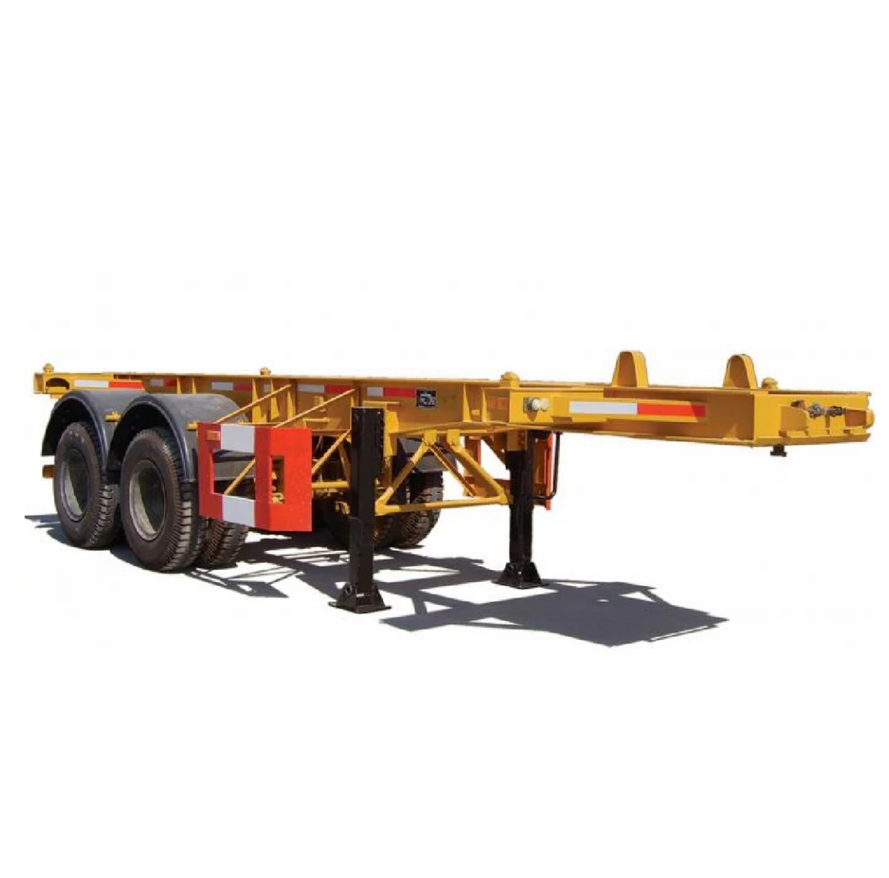 Hot sale 2 axle 3 axle 20/40ft container chassis shipping container trucks lowboy trailer chassis